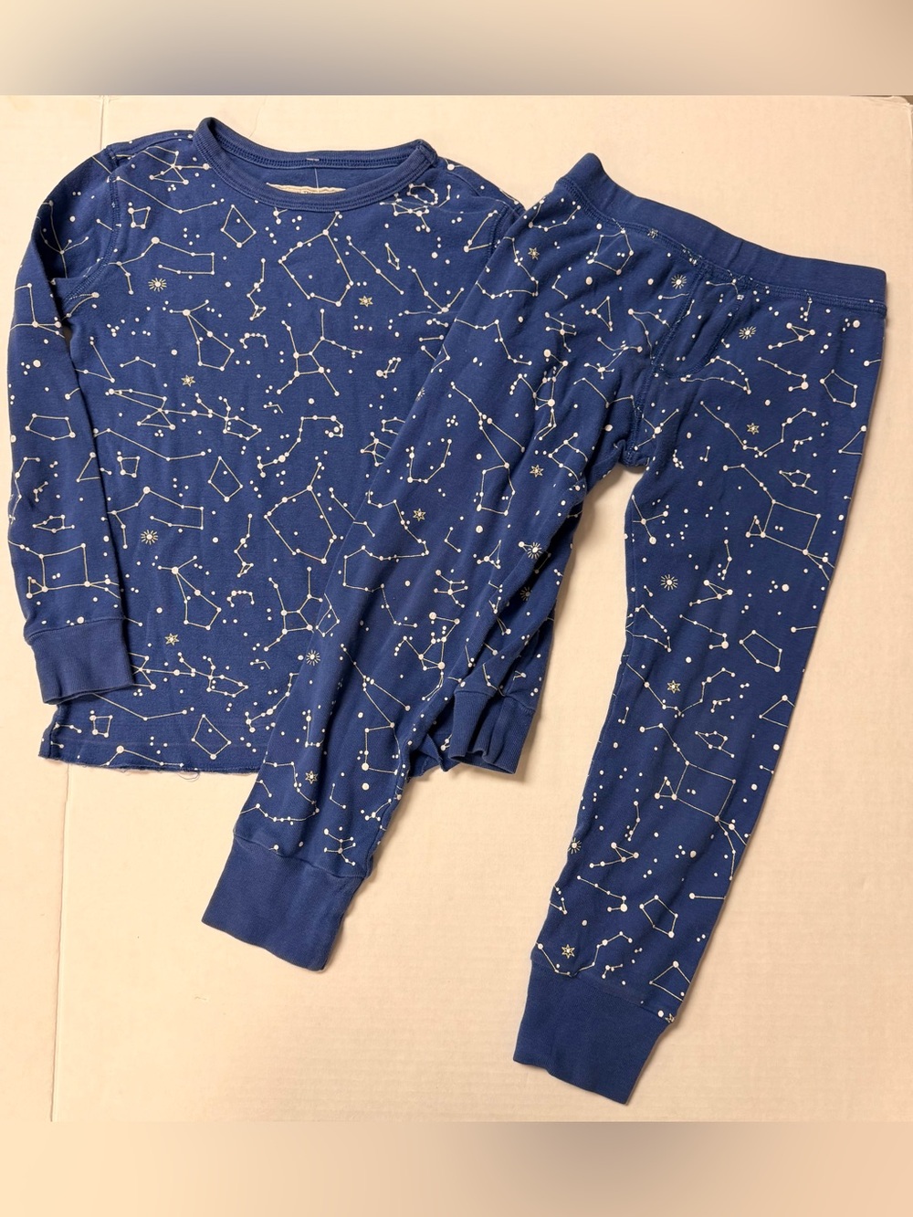 Crewcuts Constellation Two Piece Stars Pajama Set Blue 5